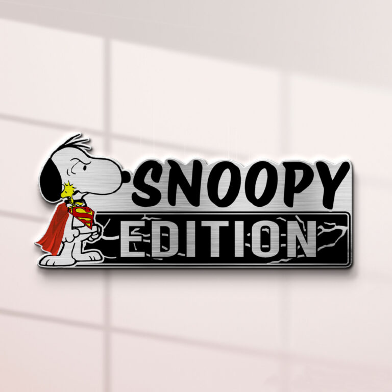 Alternative view of SNO Emilio Edition Laser Engraved Car Name Badge