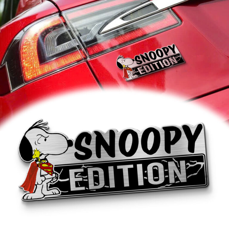 SNO Emilio Edition Laser Engraved Car Name Badge