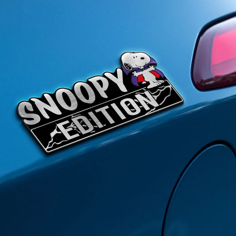Supernatural Snoopy Edition 3D Inlayed Car Name Badge - Image 6
