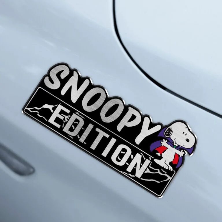 Supernatural Snoopy Edition 3D Inlayed Car Name Badge - Image 5