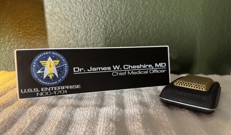 Star Trek Starfleet Medical Personalized Sign